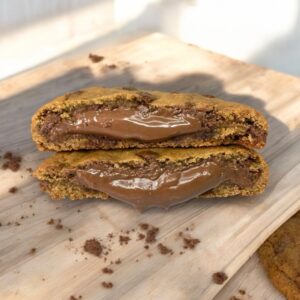 Cookie de Baunilha com Nutella